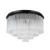 Plafon Italux Naute PLF-40931-9A-BK Czarny Nowoczesny 9xG9 Styl Loft/Modern